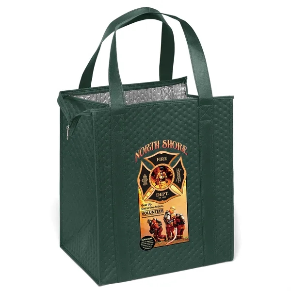 Insulated Non-Woven Tote with thermal foil interior.... from ASI 37940 Bag Makers Inc