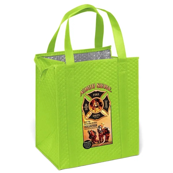 Insulated Non-Woven Tote with thermal foil interior.... from ASI 37940 Bag Makers Inc