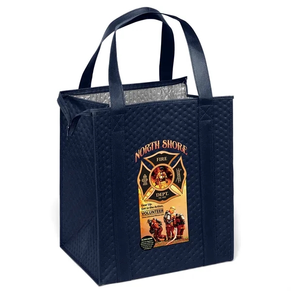 Insulated Non-Woven Tote with thermal foil interior.... from ASI 37940 Bag Makers Inc