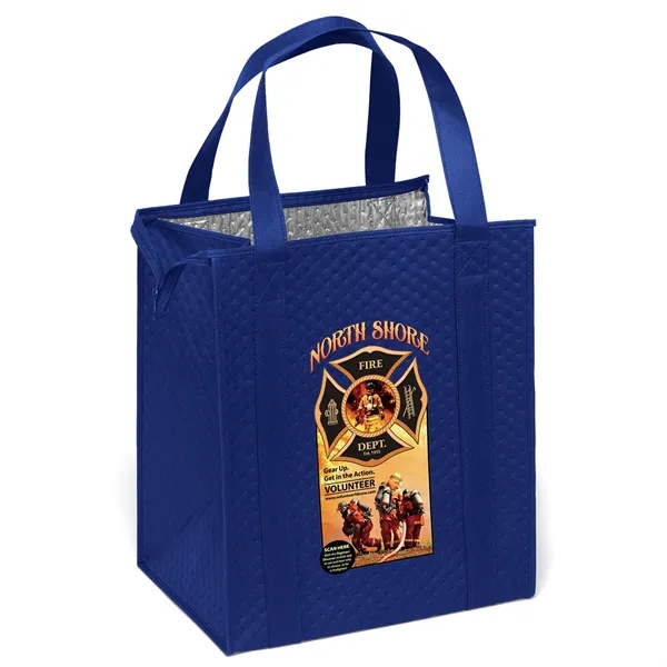 Insulated Non-Woven Tote with thermal foil interior.... from ASI 37940 Bag Makers Inc