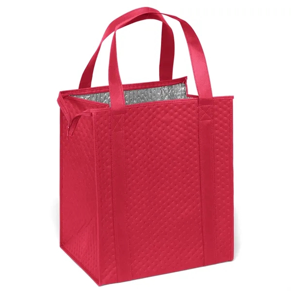 Insulated Non-Woven Tote with thermal foil interior.... from ASI 37940 Bag Makers Inc