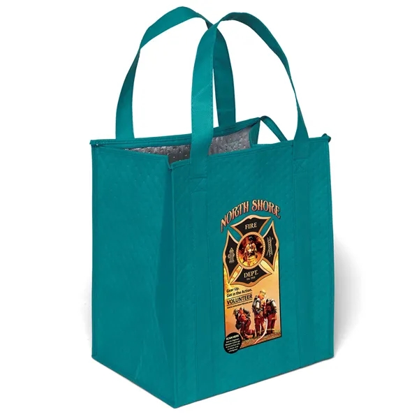 Insulated Non-Woven Tote with thermal foil interior.... from ASI 37940 Bag Makers Inc