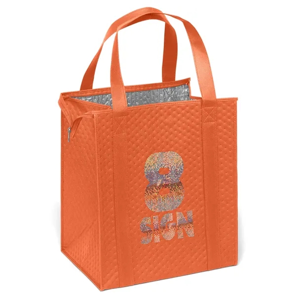 Insulated Non-Woven Tote with thermal foil interior.... from ASI 37940 Bag Makers Inc