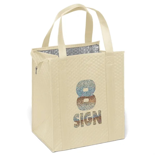 Insulated Non-Woven Tote with thermal foil interior.... from ASI 37940 Bag Makers Inc