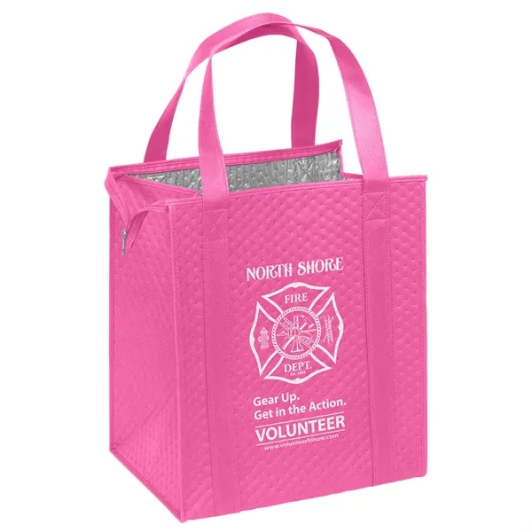 Insulated Non-Woven Tote with thermal foil interior.... from ASI 37940 Bag Makers Inc