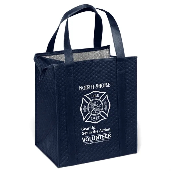 Insulated Non-Woven Tote with thermal foil interior.... from ASI 37940 Bag Makers Inc