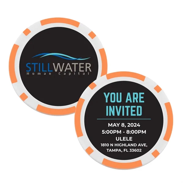 1.75" ABS poker chips in assorted colors.... from ASI 52263 EMT