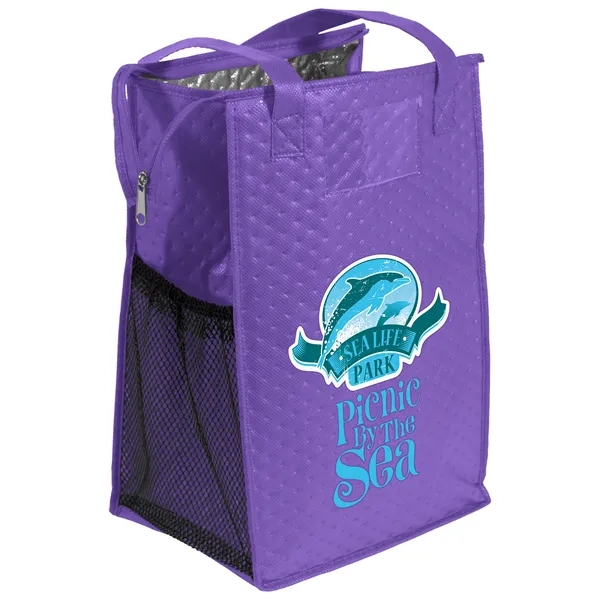 Insulated Non-Woven Tote with thermal foil interior.... from ASI 37940 Bag Makers Inc