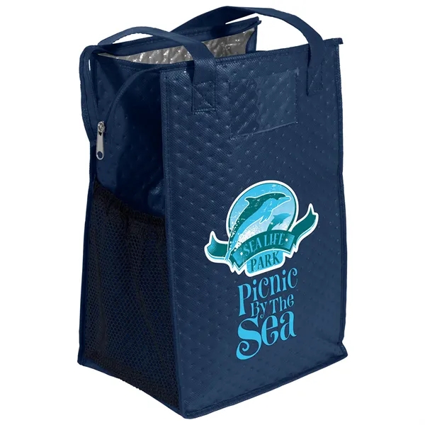 Insulated Non-Woven Tote with thermal foil interior.... from ASI 37940 Bag Makers Inc