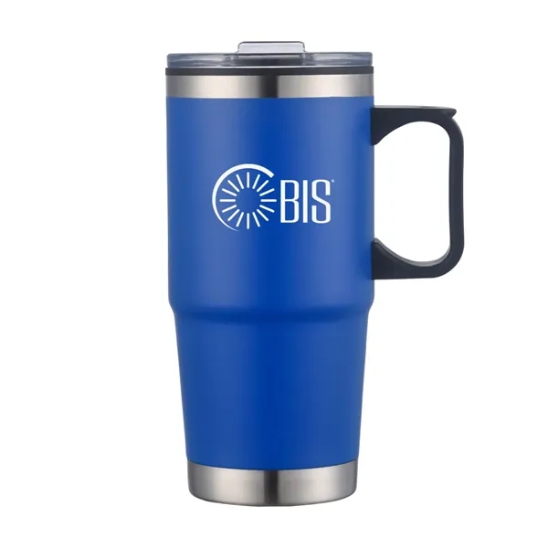 The 24oz Lilium Double Wall Travel Mug boasts a durable powder-coated... from ASI 84592 St Regis Group