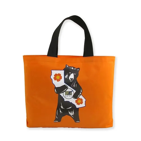 False gusset construction tote bag with 1.5" webbing handles... from ASI 41630 Brave USA / Brave USA