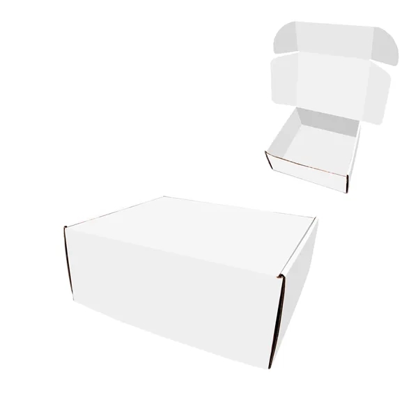 Brand Boosting Box, E-Flute, sturdy, shipping grade lift-top box; 10"L x... from ASI 71685 Midnite Snax®