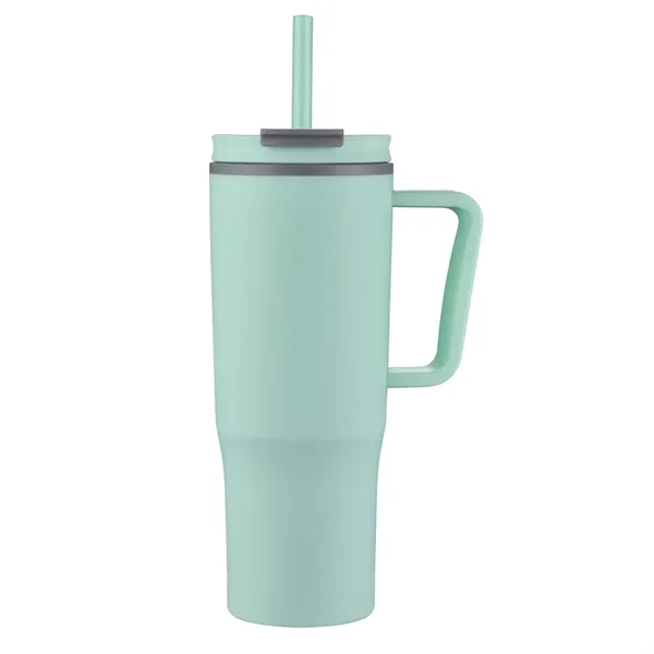 30 oz. Plastic Handle Mug with Twist Closure Straw Lid... from ASI 79535 Primetime / Primetime