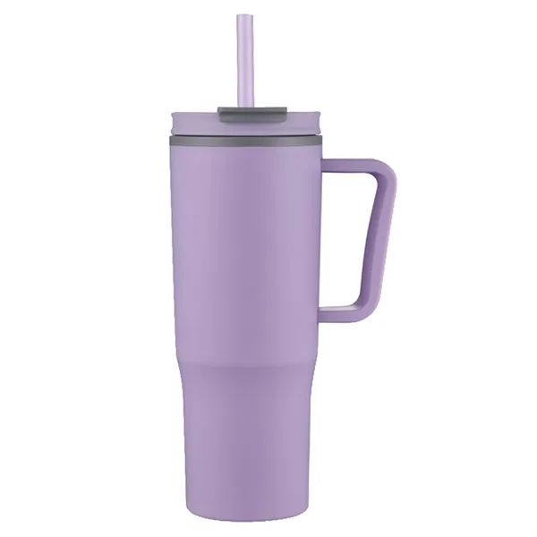 30 oz. Plastic Handle Mug with Twist Closure Straw Lid... from ASI 79535 Primetime / Primetime