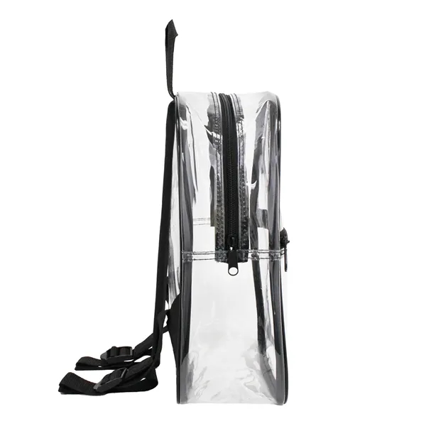 10"W x 12"H x 4"G clear PVC backpack with zipper closure,... from ASI 37980 Bagworld