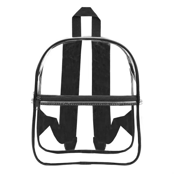 10"W x 12"H x 4"G clear PVC backpack with zipper closure,... from ASI 37980 Bagworld