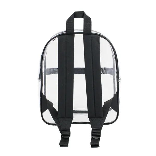 10"W x 12"H x 4"G clear PVC backpack with zipper closure,... from ASI 37980 Bagworld
