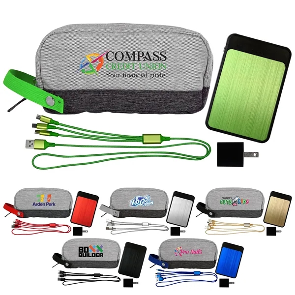 Bay Vivid Power Bank, Cable & Wall Set... from ASI 30208 A P Specialties / AP Specialties