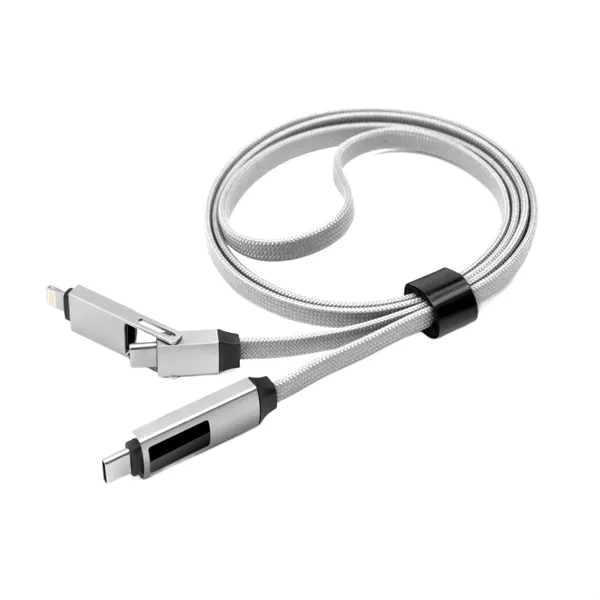 3-in-1 magnetic charging cable with LED screen plus laser engraving on... from ASI 37218 Athena Promo (tm)