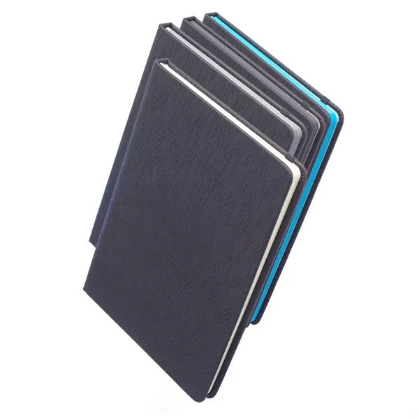 Hardcover textured notebook plus 1 color silkscreen imprint on 1 location... from ASI 37218 Athena Promo (tm)