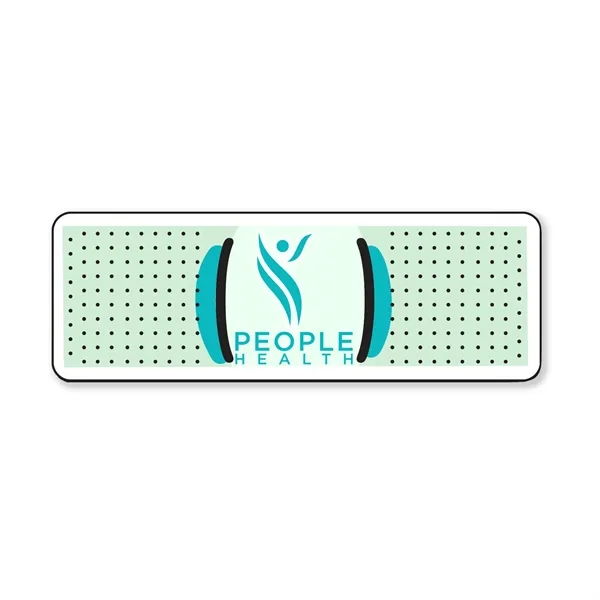Flexible non-toxic bandage shaped magnet with 1.38"H x 4"W measurements and... from ASI 54040 Fey Promo / Magna-Tel by Fey
