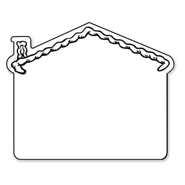 3.59"H x 4.41"W House shaped magnet that's made in the USA... from ASI 54040 Fey Promo / Magna-Tel by Fey