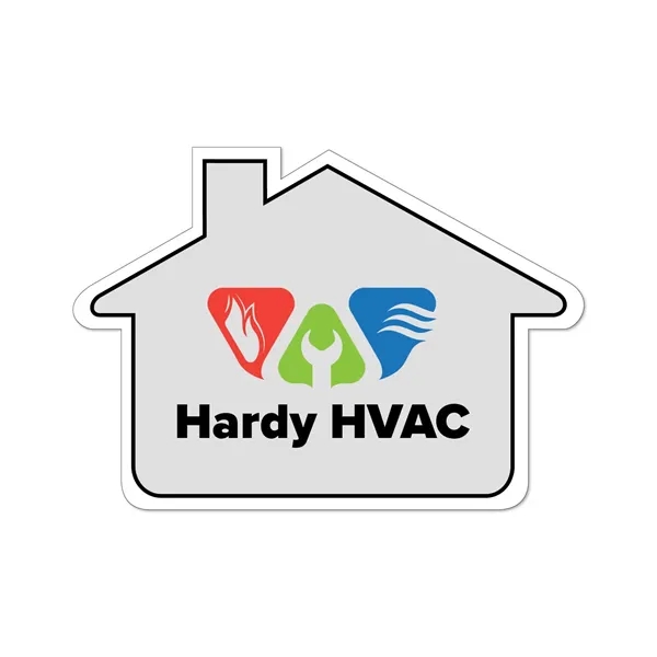 House shaped magnet with your 35 mil thickness and full color... from ASI 54040 Fey Promo / Magna-Tel by Fey