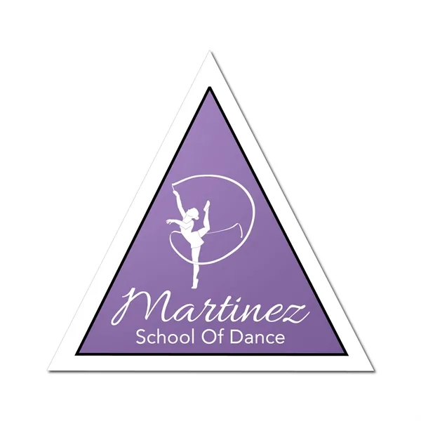 2.46"H x 2.51"W triangle shaped magnet made in the USA of... from ASI 54040 Fey Promo / Magna-Tel by Fey