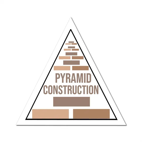 2.46"H x 2.51"W triangle shaped magnet made in the USA of... from ASI 54040 Fey Promo / Magna-Tel by Fey