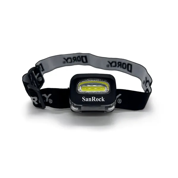 COB LED headlamp with 150 lumens, three modes, adjustable strap, and... from ASI 84514 Safety Made