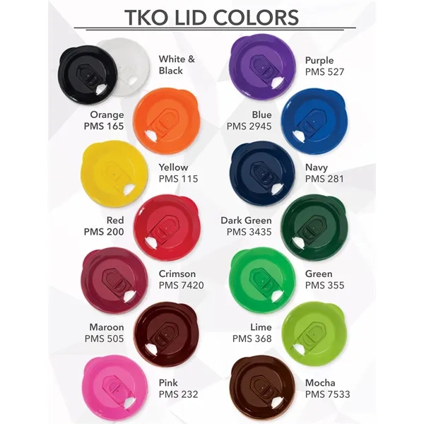 Impact&Shatter Resistant,Top-rack dishwasher safe,Keeps drinks hot or cold,Includes Thumbslide TKO lid... from ASI 72657 Active Life Promo / Apres Ski Active Life