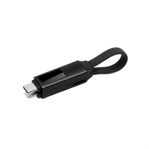 3-in-1 LED screen magnetic charging cable plus laser engraving on 1... from ASI 37218 Athena Promo (tm)