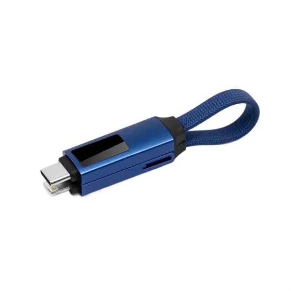 3-in-1 LED screen magnetic charging cable plus laser engraving on 1... from ASI 37218 Athena Promo (tm)