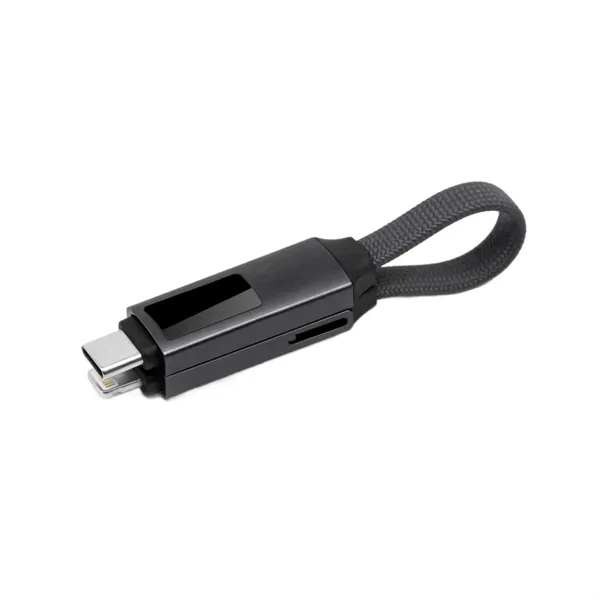 3-in-1 LED screen magnetic charging cable plus laser engraving on 1... from ASI 37218 Athena Promo (tm)