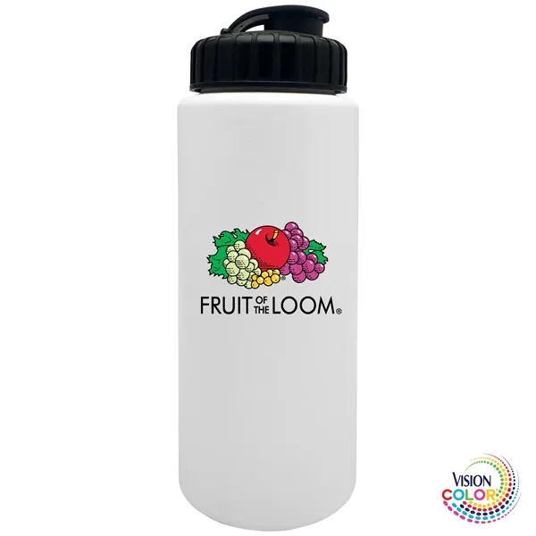 32 Oz. White Sport Bottle with Super Sipper Lid... from ASI 80060 VisionUSA