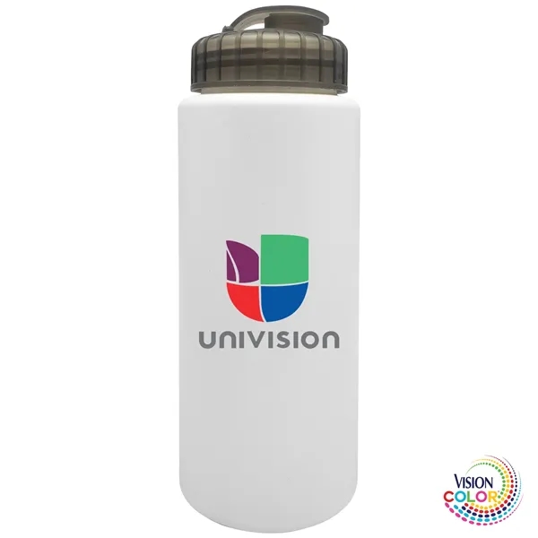 32 Oz. White Sport Bottle with Super Sipper Lid... from ASI 80060 VisionUSA