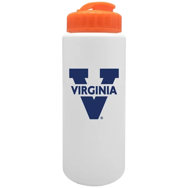 32 Oz. White Sport Bottle with Super Sipper Lid... from ASI 80060 VisionUSA