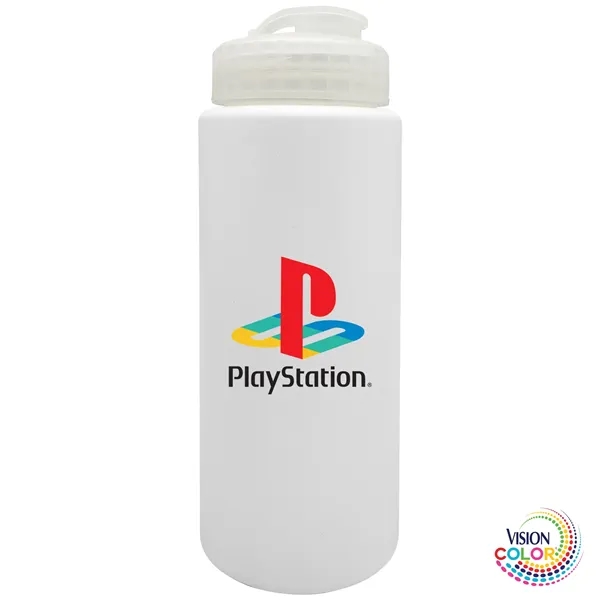 32 Oz. White Sport Bottle with Super Sipper Lid... from ASI 80060 VisionUSA