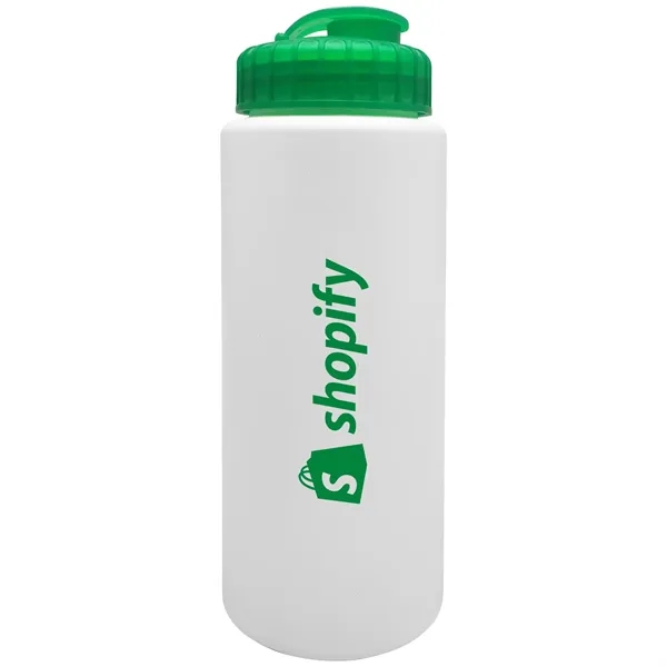 32 Oz. White Sport Bottle with Super Sipper Lid... from ASI 80060 VisionUSA