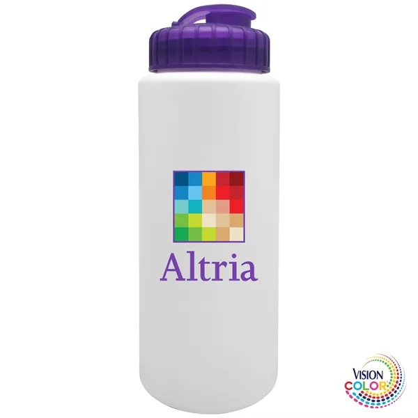32 Oz. White Sport Bottle with Super Sipper Lid... from ASI 80060 VisionUSA