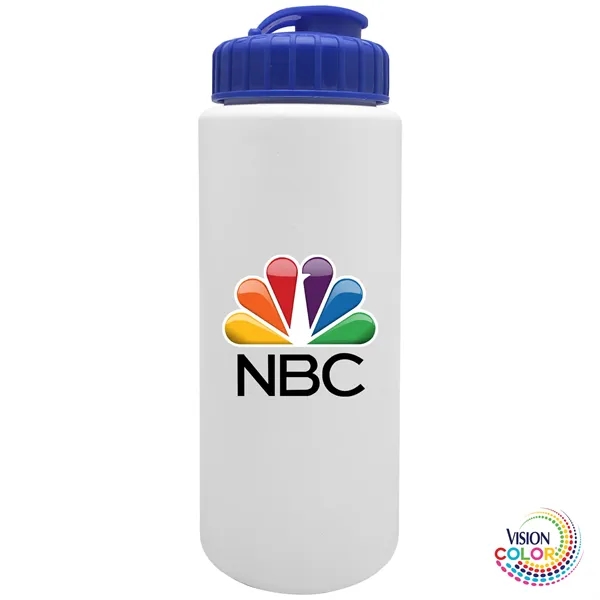 32 Oz. White Sport Bottle with Super Sipper Lid... from ASI 80060 VisionUSA
