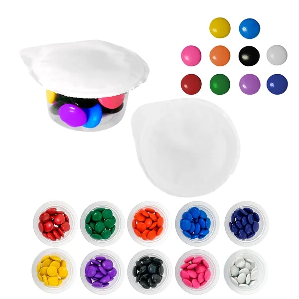 SMALL FULL COLOR CUP OF PRINTED CANDY... from ASI 30208 A P Specialties / AP Specialties