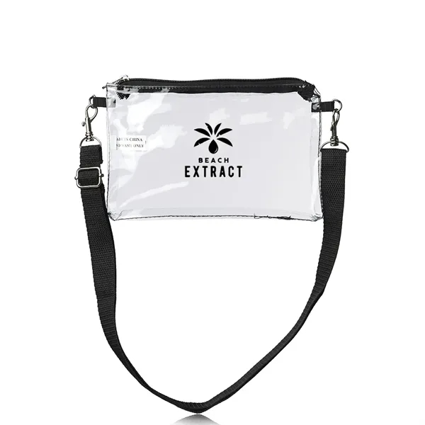 8" x 5.5" transparent carry bag with zipper closure and single... from ASI 39552 BEL Promo