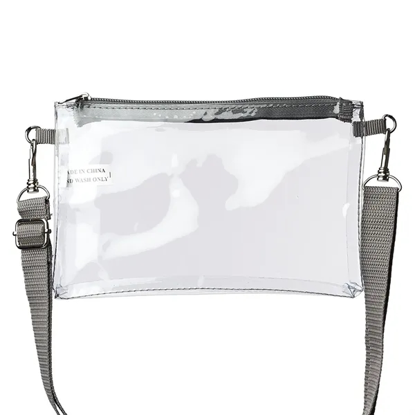 8" x 5.5" transparent carry bag with zipper closure and single... from ASI 39552 BEL Promo
