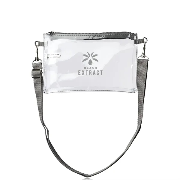 8" x 5.5" transparent carry bag with zipper closure and single... from ASI 39552 BEL Promo