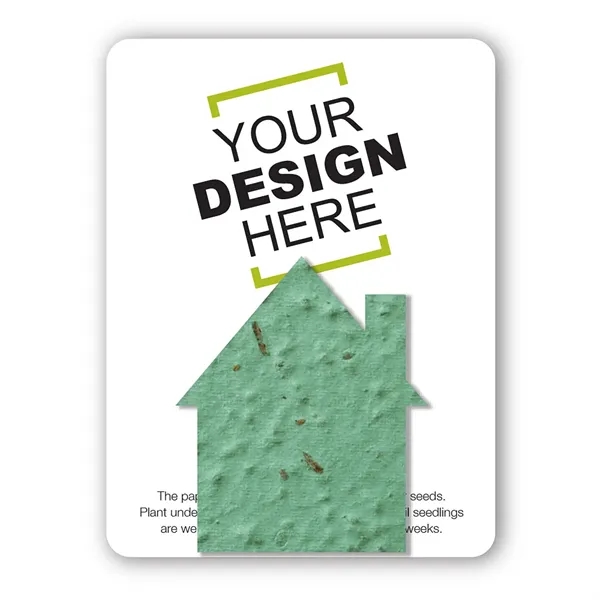 Gift pack features a recycled info card and plantable piece of... from ASI 40646 Bloomin Promotions / Bloomin' Promotions™