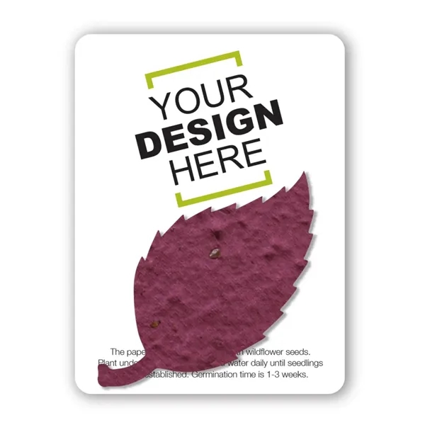 Gift pack features a recycled info card and plantable piece of... from ASI 40646 Bloomin Promotions / Bloomin' Promotions™