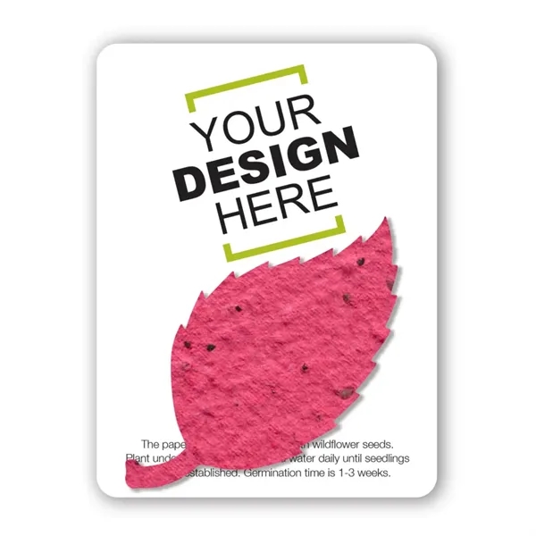 Gift pack features a recycled info card and plantable piece of... from ASI 40646 Bloomin Promotions / Bloomin' Promotions™