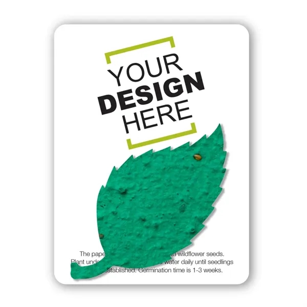 Gift pack features a recycled info card and plantable piece of... from ASI 40646 Bloomin Promotions / Bloomin' Promotions™