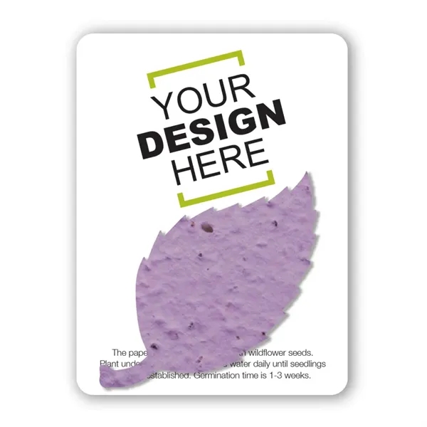 Gift pack features a recycled info card and plantable piece of... from ASI 40646 Bloomin Promotions / Bloomin' Promotions™